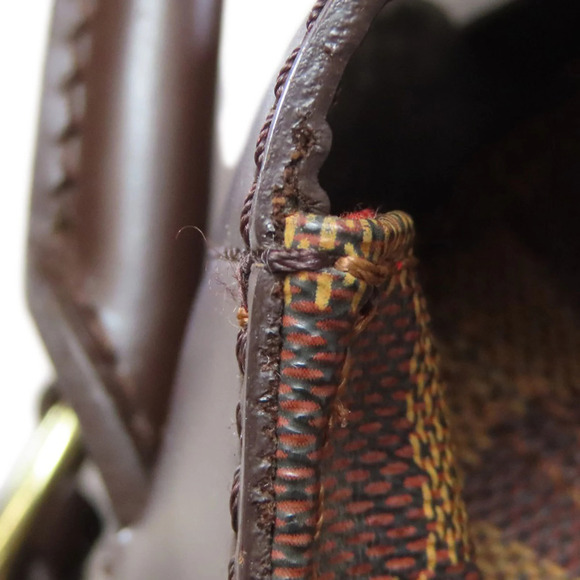LOUIS VUITTON Authentic Brown Damier Canvas Backpack main image 12